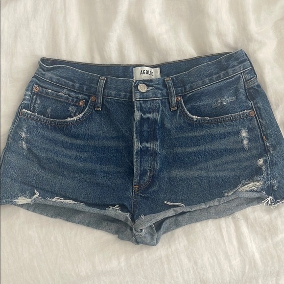 AGOLDE Parker Cut Off Shorts - Picture 1 of 4